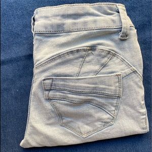 Blue Asphalt Light Blue Faded Skinny Jeans.